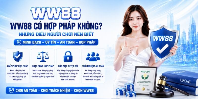 WW88 Có Hợp Pháp Không? Sự Thật Về Giấy Phép Cá Cược WW88